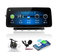 Generico 12.3" Android 15 Autoradio for Mercedes Classe B GLK (X204) 2008-2015, Multimedia Player with Carplay, GPS Navigation, Bluetooth 5.0, HiFi FM, 5G-WiFi, SWC, DSP, Mic, 4G+64G, Rear Camera
