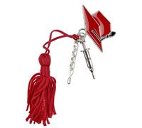 Generico 12 ciondoli per laurea CON TOCCO E SIMBOLO SPECIALIZZAZIONE IN ZAMA - NAPPINA ROSSA COMPRESA - Nuovissimi gadget bomboniera laurea (Medicina termometro e siringa)