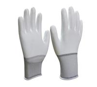 Generico 12 paia (24 pezzi) di guanti da lavoro rivestiti in nitrile PU - foderati in nylon e cotone, palmo rivestito for lavori domestici e lavorativi(A9,S)