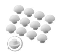 Generico 12 Pezzi Coperchio del WC Guarnizione Antiscivolo in plastica Sedile del WC Tamponi Antiurto Cuscino in Gomma Copertura paraurti Antiurto(Top Cover Cushion)