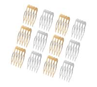 Generico 12 Pezzi Pettinini Laterali per Acconciature e Pettini per Styling Facili Usare per Tutti Tipi Leggeri e Pratici per Donne