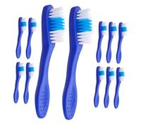 Generico 12 Pezzi Spazzolini da Viaggio con Setole Morbide e Corto per Uso Prigioni e Sicurezza Design Ergonomico per Comfort e Pulizia Dei Denti