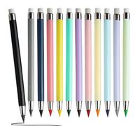 Generico 12 Pieces No Ink Eternal No Sharpening Drawing Pen - Coloring Pencils, Art Colored Pencils, for Portrait School Studio Kindergarten Journaling Preschool Classroom Children Adults