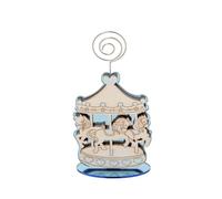 Generico 12 segnaposti memoclip per la Tua Cerimonia con Disegno rappresentazione liturgica CRESIMA Comunione Nascita Battesimo (Battesimo Bimbo)