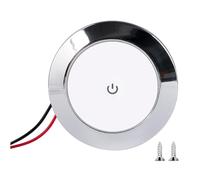 Generico 12V/24V RV LED Touch Light - 1.1cm Ultra-Thin Ceiling Light For Boat Cabins And RVs | High-Brightness 3W Energy-Saving Interior Lamp | Sleek Low-Profile Design For Modern Vehicle Interiors