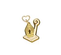 Generico 12X Decorazione BOMBONIERA Simbolo Santa CRESIMA plex e Legno 2x3.5 cm
