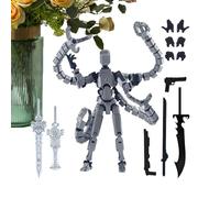 Generico 13,97 Cm Giocattoli Di Figure Articolate Per Bambini, Modello Articolato Da Collezionista Amatoriale Bambini Figura D'azione Stampato In 3D, Adolescenti Adulti