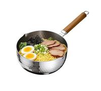 Generico 16cm 18cm German Hammered Pure Titanium Uncoated Frying Pan, Small Milk Pan Instant Noodle Cooker Steamer, Ɓaby Food Supplement Pot, Healthy Cooking