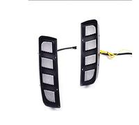 Generico 1pair For Civic Type R 2016 2017 2018 2019 Car Daytime Running Fog Light With Dynamic Turn Signal Led Lamp Drl Retronebbia Led