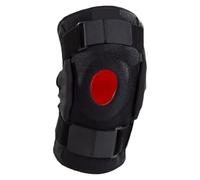 Generico 1PC Ortopedico Ginocchio Pad Brace Supporto Dolore Articolare Relif Rotula Protezione Sport Regolabile Ginocchiera Guardia Menisco Legamento(Gray)