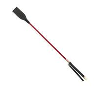 Generico 1Pc Riding Crop Equestrian Training Lightweight PU Leather Outdoor Portable Pointer Non Slip with Handle Horse Whip Racing(A7 45cm)