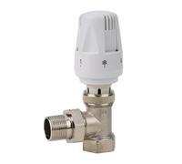 Generico 1pc Valvola Termostatica Del Radiatore for Il Riscaldamento a Pavimento Automatica G1/2in G3/4in Accessori for il riscaldamento domestico(DN20 angle type)