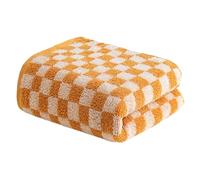 Generico 1x Checkered Bath Towels - 75x34cm Patterned Bath Towels Cotton, Quick-drying Bathing Towel Large, Soft Absorbent Colorful Bathing Wrap Towel | Bathroom Accessories For Bathroom, Beach, Trip