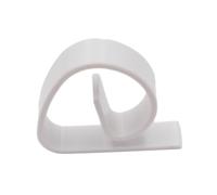 Generico 1X Clip per tovaglie in Plastica - Porta Panni Resistenti alle intemperie - Clip da Tavolo per Interno ed Esterno - Morsetti da Tavolo Plastica (White)