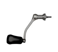 Generico 1x Fishing Reel Rocker Arm,Stainless Steel Fisshing Wheel Handle | Replacement Grip Parts, Reel Building & Repair Parts, Screw-in Knob Fisshing Wheel Grasp for Fishing Reels