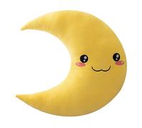 Generico 1x Moon Shaped Pillow - Decorative Throw Pillows | Soft Moon Shaped Throw | Breathable Nursery Stuffed Pillows | Home Décor Comfort Pillow For Bed, Decorative Couch For Room Decor, Kids Gift