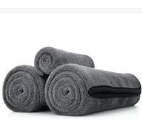 Generico 2+1 Pcs Magic Dry Twist-Weave Microfiber Car Towel Streak-Free, Ultra-Absorbent, Scratch-Safe for car (2 * Extra-large + 1 * Small Towel)