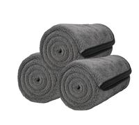 Generico 2+1 Pcs MagicDrys Twist-Weave Microfiber Car Towel, No streaks left, highly absorbent, and safe from scratches (Large*3)