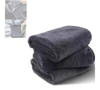 Generico 2+1 Pcs Twist-Weave Microfiber Car Towel-Streak-Free,Ultra-Absorbent, Scratch-Safe Easy To Use (3 * Extra-large)
