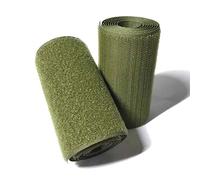 Generico 2-10cm Width Olive No Adhesive Hook Loop Fastener Tape for Sewing Magic Tape Sticker Strap Couture Strip(100mm Width)