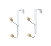 Generico 2/4 ganci montati sulla porta, portaoggetti da appendere sul retro, for bagno e cucina(2 PCS)