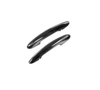 Generico 2 adesivi per maniglie delle portiere nere lucide per BMW e MINI per Cooper S F54 F55 F60 F56 F57(Black No Hole)