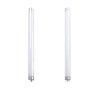Generico 2 Confezioni di lampadine tubolari T5 F8W UV per trappole per Mosche e disinfestatori, lampadine di Ricambio da 13 Pollici per disinfestatori elettrici da 16W.,2 Pack T5 6W