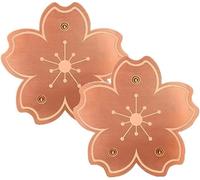 Generico 2 Dischi in Rame per Bagno per Uccelli, Vassoio di Pulizia con Supporto A Punto, Ciotola di Pulizia Sicura, Disco in Rame per Bagno, Detergente per Bagni per Uccelli