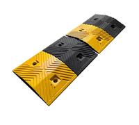 Generico 2 dossi Artificiali in Gomma - Resistenti e Anti-ribaltamento, Gialli e Neri, Ideali per vialetti in Asfalto, Cemento e Ghiaia, per Uso Interno/Esterno, migliorano la Sicurezza e Il controll