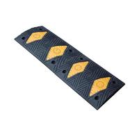 Generico 2 dossi Artificiali in Gomma Resistenti, rampa modulare per vialetti, Strade e parcheggi, dosso di Sicurezza Stradale Durevole (50x35x5 cm) - Migliora Il Controllo del Traffico e la sicurezz