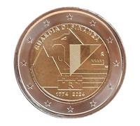 Generico 2 Euro Moneta Italia 2024 Guardia di Finanza Moneta commemorativa IT24GF01