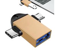 Generico 2 In 1 Converter - Type C USB 3.0 Converters,Support Data Transfer Practical Converter For Media TV Sticks, Mobile Phones,and Tablets