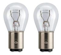 Generico 2 LAMPADINE 12V 21/4W Baz15d P21/4W FILAMENTO lampada luci auto fari fanale 21W