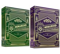 Generico 2 mazzi di carte Monarchs Purple & Green by Theory11