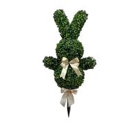 Generico 2 Pack Small Artificial Bunny Plants - Anti-Tilt Design, UV Resistant Greenery Bunny Lawn Ornament, Ideal for Shelf Desk Home Bathroom Farmhouse Room Coffee Table Decor