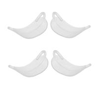 Generico 2 Paia Adesivi Per Orecchie Da Elfo Clip Per Fata in Silicone Polsini Per Orecchie Da Fata in Silicone Orecchio Di Fata Delle Donne Ganci Per Le Orecchie Gel Di Silice Transparent