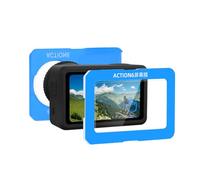 Generico 2 pellicole in vetro temperato HD per schermo frontale e principale + pellicola in vetro ottico per DJI OSMO ACTION 6 Pellicola resistente ai graffi e agli urti Accessorio anti-impronte