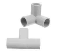 Generico 2 Pezzi Accessori Per Box Giunto A T Raccordo A Gomito Per Box Giunto Angolare Superiore Connettore A Gomito Per Mobili Da Box Accessori Per L'Installazione Di Recinzioni