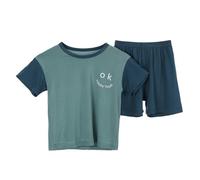Generico 2 Pezzi Bambino Ragazze Pigiama,Pigiama per Bambina Set di Biancheria da Notte Abbigliamento Solido Loungewear Tops Pants Nightwear Pigiama 7 a 8 Anni