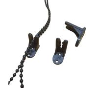 Generico 2 pezzi blocca catena in plastica zanzariera ferma catenella finestra ricambi BLCATK3000