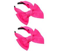 Generico 2 Pezzi Cerchietto per Chioma da Donna Fiocco Grande a Forma di Farfalla e Plastica, Riduce Attrito e Nodi, per Lunghe Lezioni e Lavoro Elegante