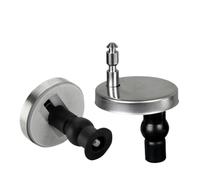 Generico 2 Pezzi Cerniere for sedili WC con Fissaggio Superiore Cerniere for sedili WC Chiusura Ammortizzata connettore Rilascio rapido Vite di Ricambio Perno ferramenta(02)