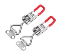 Generico 2 Pezzi Chiusura Regolabile Inossidabile per Sicurezza Porta Serratura per Armadietti Chiusura Bullone Versatile per Fissaggio e Protezione