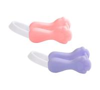 Generico 2 pezzi Clip Naso Modellante in Silicone Premium Rosa e Dispositivo Ergonomico per Rimodellare Naso Comodamente Durante Sonno senza Ostacolare la Respirazione