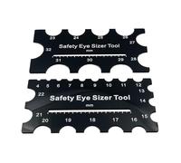 Generico 2 Pezzi Crochet Safety Eye Tool - Strumenti ausiliari di Sicurezza | Misura Forniture da 4 mm a 32 mm per Un Giocattolo per Bambole per Principianti Che Fa Coltivare Hobby Animali da Peluche