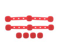 Generico 2 pezzi di fibbie magnetiche in silicone per friggitrice ad aria, magneti per fodere per friggitrice ad aria, clip per fodere in carta da forno, accessori da cucina in carta