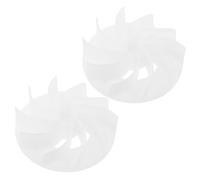 Generico 2 Pezzi Di Plastica Piccola Per Asciugacapelli Pala Del Ventilatore Del Motore Mini Asciugacapelli Accessorio Per Condotto D'aria Piccola Potenza Ventola Per Asciugacapelli
