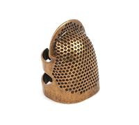 Generico 2 Pezzi ditale Regolabile per Uso Domestico Cucito Maglieria Strumenti Fai da Te Quilting mestiere ditale Metallo Ottone Elegante e popolareProfessionale e alla Moda