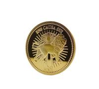 Generico 2 Pezzi Monete Continental Compatibili con John W. Film Collection Coin in Lega di Zinco Gettone d'Oro Sicario Sangue Giuramento Mondo Sotterraneo Cosplay