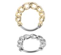 Generico 2 Pezzi Naso Finto Cuffie per Naso Non Trafitto con Design Sottile e Accessorio